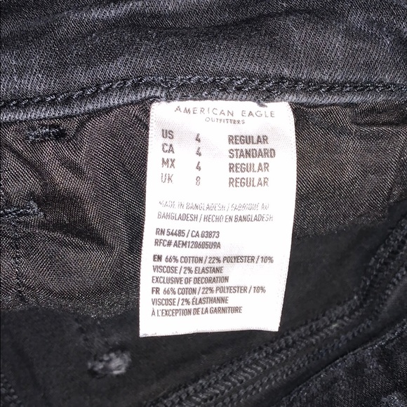 American Eagle Black Jeans. - Picture 3 of 6